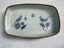 Tonala Mexican Pottery El Palomar Large 15.5" Baking Casserole Serving Dish Vtg