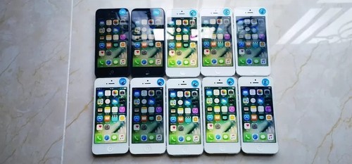 Tested GOOD Apple iPhone 5 - 16 32 64GB Black White Gold Unlocked 4G phone - Afbeelding 2 van 8