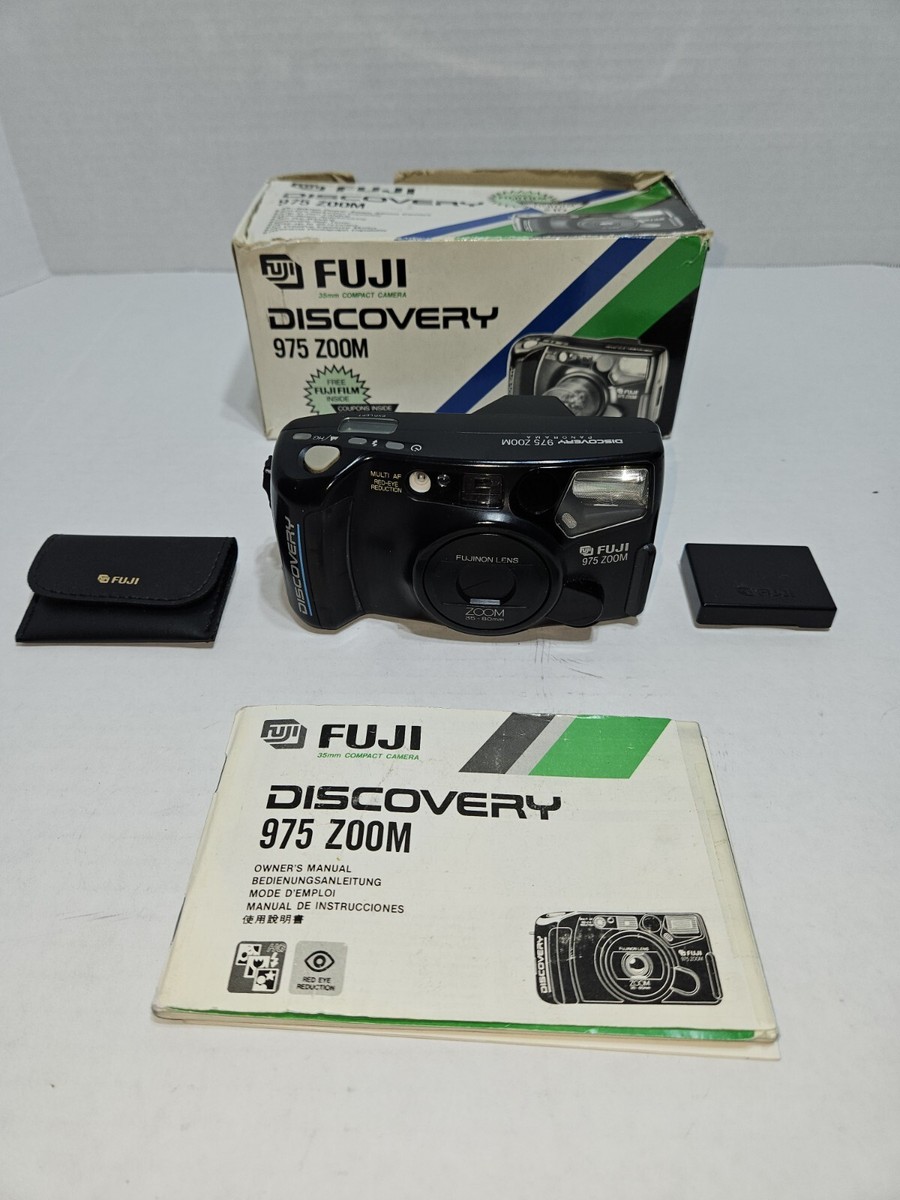 Fuji Discovery 975 Zoom 35mm Point Shoot Film Camera TESTED