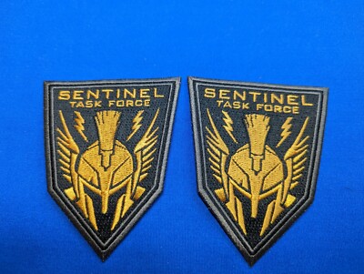 Lot of 2 Sentinel Task Force Embroidered Patches Call of Duty Advanced Warfare
