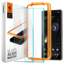 For Google Pixel 7a ScreenProtector | Spigen [GlasTR AlignMaster] Tempered Glass