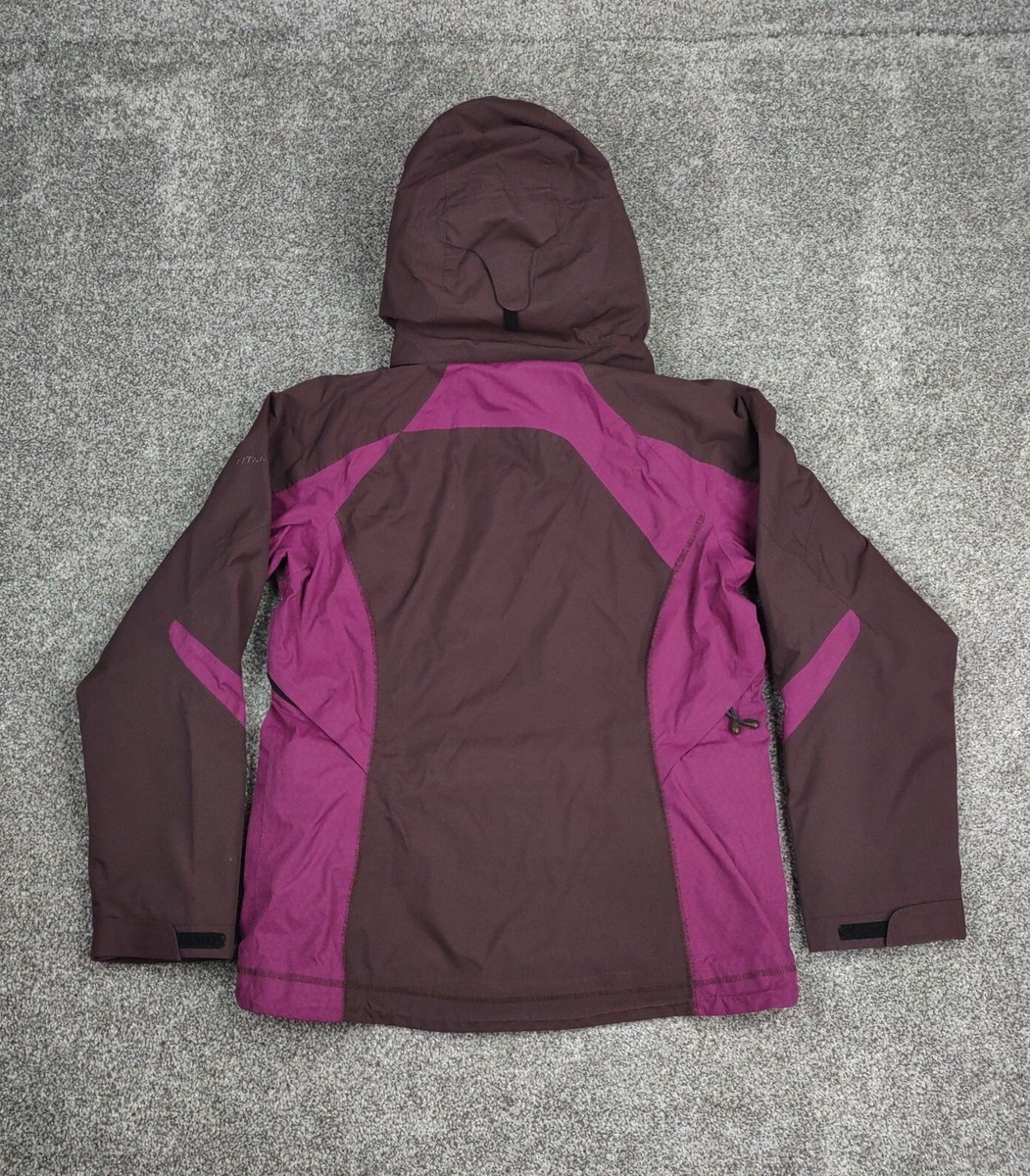 Columbia Ski Jacket Women S Purple Titanium Omni Tech Interchange