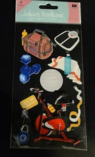 Jolee's Boutique PERSONAL TRAINING Scrapbooking Stickers SPJBLG274 (9-Piece Set)