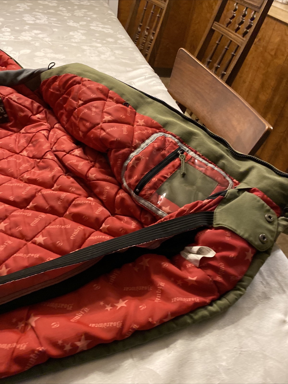 LIQUID Boardwear Army green Insulated Hooded SNOWBOARDING JACKET Youth Large eBay