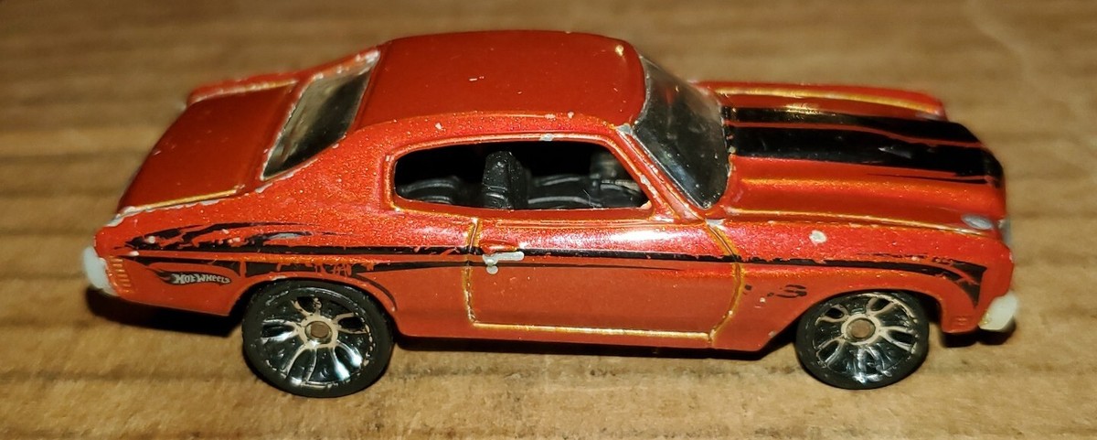 1998 Hot Wheels 1970 Chevelle SS Orange And Black Stripes | eBay