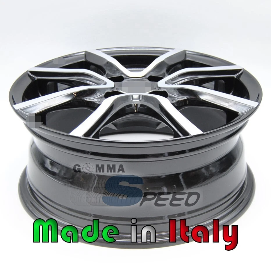 Set 4 cerchi in lega da 15 4x108 ET38 per Ford Fiesta B-Max Focus Fusion KA+ - Imagen 4 de 4