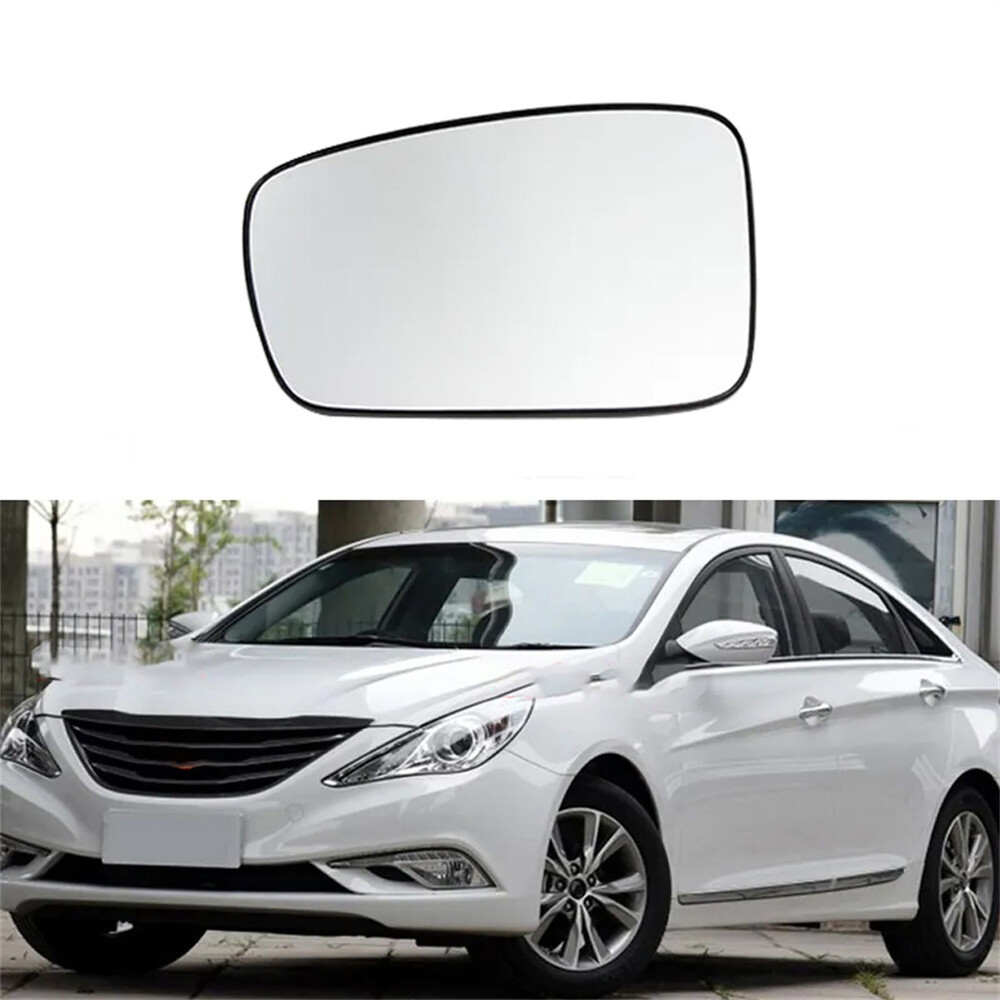 Hyundai Sonata Passenger Side Mirror Glass 2011-2014 | Power Heated Replacement With Backing Plate | Easy Installation