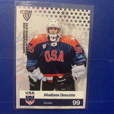 Madison Doucette RC 2024 USA Lacrosse World Box Championship TFL Card PR: 500