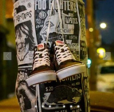 Size 10 - VANS Foo Fighters x Sk8- High 25th Anniversary for Size 10 - VANS Foo Fighters x Sk8- High 25th Anniversary for
