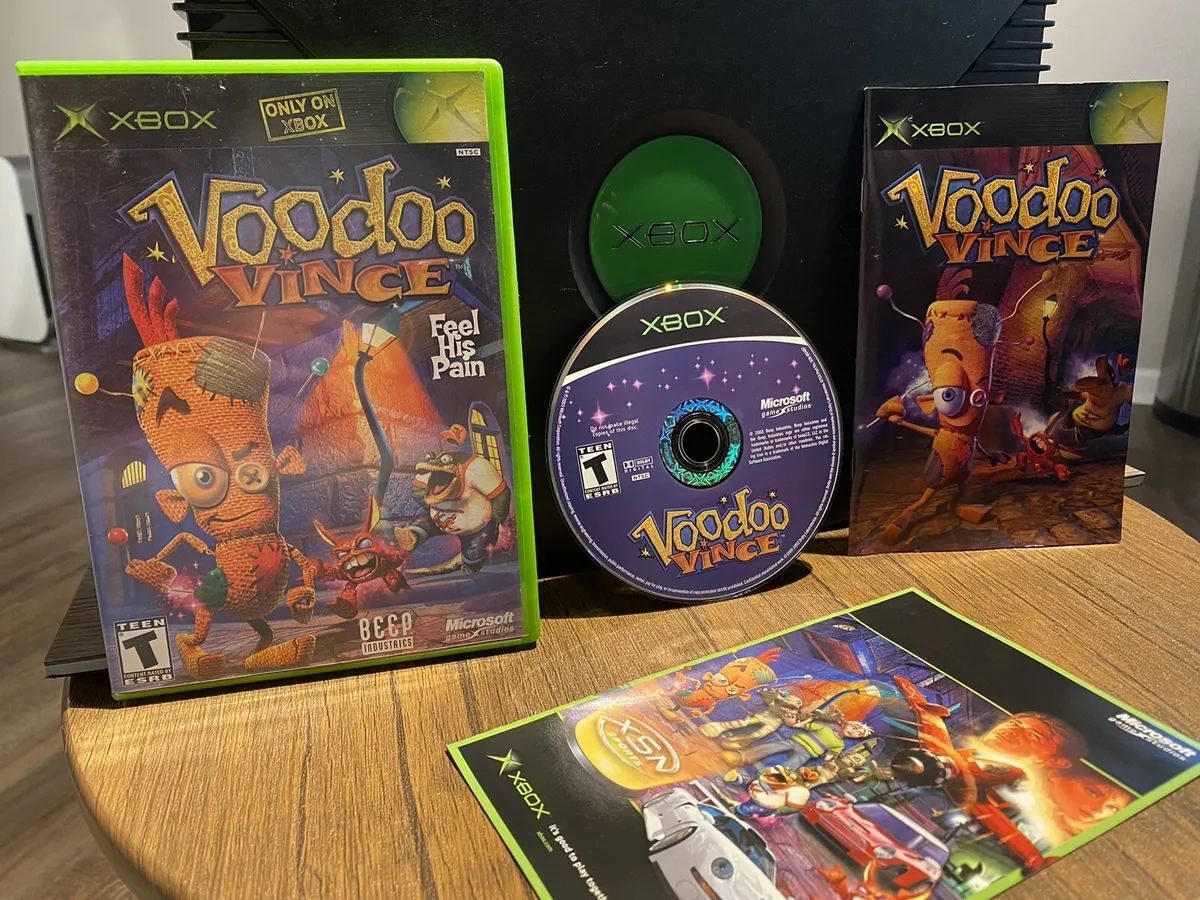 Voodoo Vince (Microsoft Xbox, 2003) CIB 805529394339 | eBay