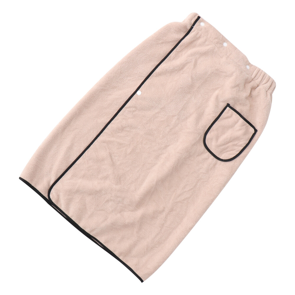 Asciugamano da bagno uomo accappatoio assorbente asciugamano da bagno asciugamano elastico vita...