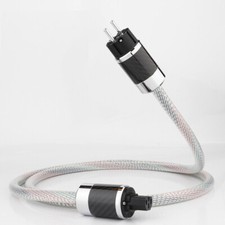 15Cores 16AWG 7N OCC HiFi Power Cable EU Schuko with IEC C13 Adapter Power Cord