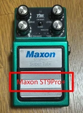 Maxon ST9Pro+ Super Tube Guitar Effects Pedal TBS(True Bypass Switching) 9V
