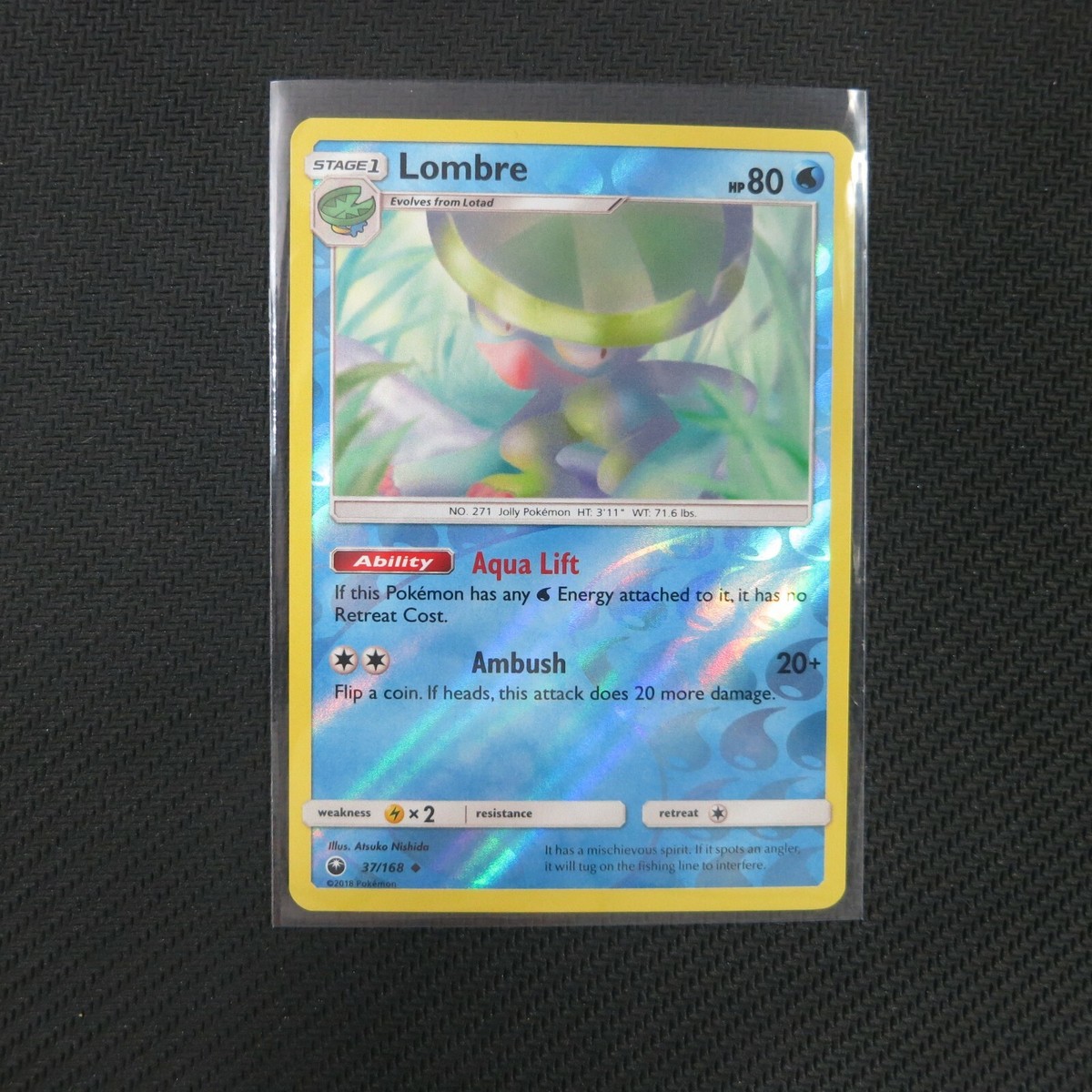 lombre pokemon card value Buy | Evolving Skies Colorless Wave Splash (50) Weakness Lightning 2 Resistance None None Retreat Cost Lombre 006 ME02 Phantasmal Flames