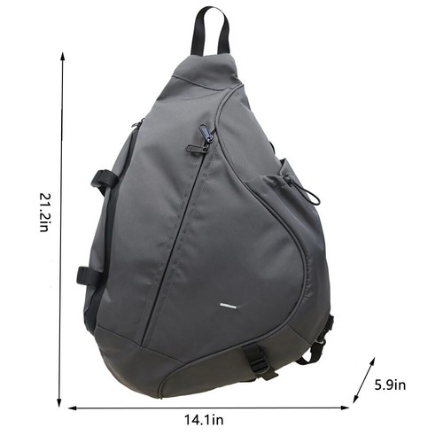 Herren Schultertaschen Packs Tasche Crossbody Outdoor Sport Schulter Brusttasche Packtasche - Bild 22 von 24