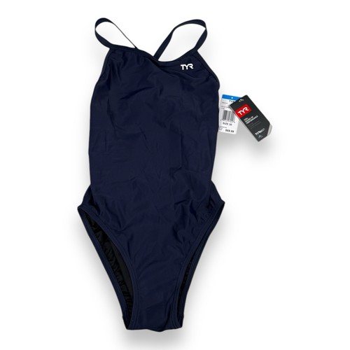 Costume Intero Donna TYR Diamondfit - TYReco Riciclato, UPF 50+, Surf Blue