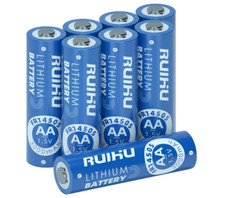 8 Pack Extended Long-Lasting Lithium Batteries for Blink Camera - 1.5V 3000mAh