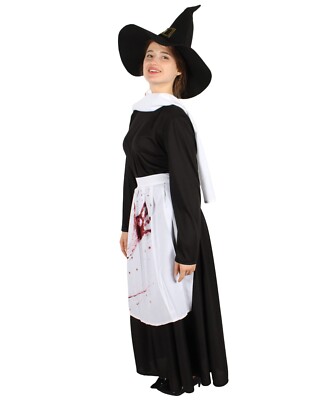 Adult Women s Classic Salem Witch Costume Set | Multiple Size Options HC-1877