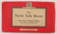 Ordnance Survey North Yorks Moors One-Inch - cloth-backed map