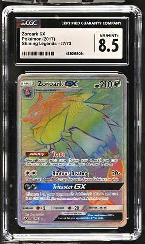 Zoroark-GX graded CGC 8.5 for sale on eBay