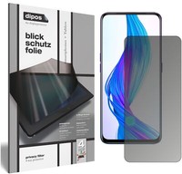 Oppo Realme X Blickschutzfolie Matt Schutzfolie Folie Display Schutz Dipos