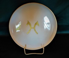 Hannoveraner Rosenthal Teller Porzellan 585er Gold signiert Goldrand 19cm TOP