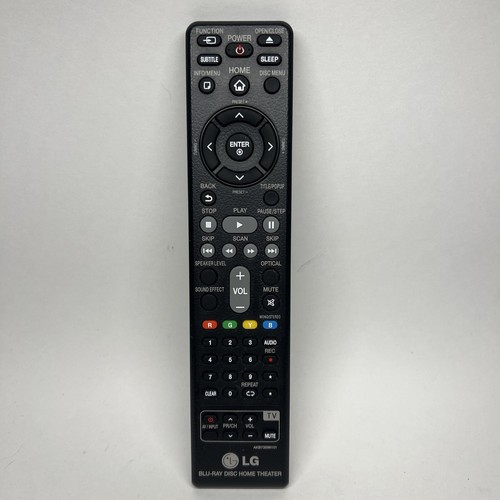 LG BluRay Disc Home Theater OEM Remote Replacement Works AKB73596101