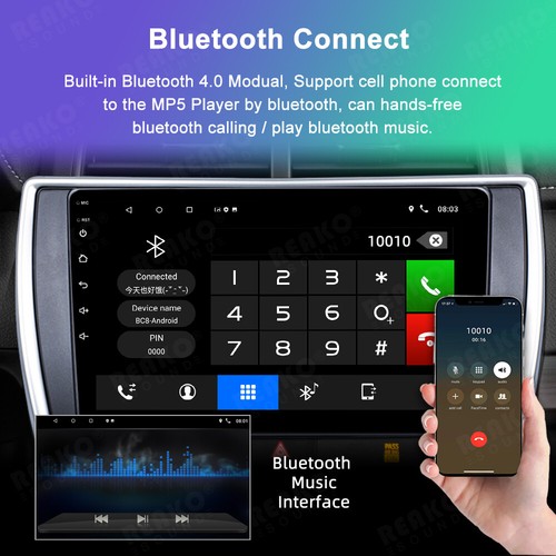 Apple Carplay Car Stereo Radio GPS Navi FM For Toyota Camry 2015-2017 Android 13 - Picture 9 of 17