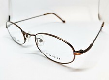 Sleek New True Vintage St. Moritz Bronze Matt Stainless Steel Eyeglass Frames