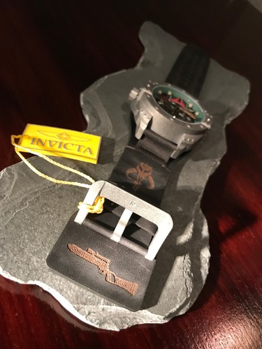 NEW BOBA FETT Invicta Reserve Star Wars Watch 39754 - 52mm CUSTOM LASER Branding - Picture 7 of 13