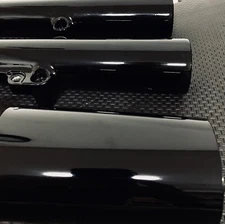 HARLEY TOURING 2014 -23 SLIDERS BLACK FORK LEGS & COVERS OUTRIGHT