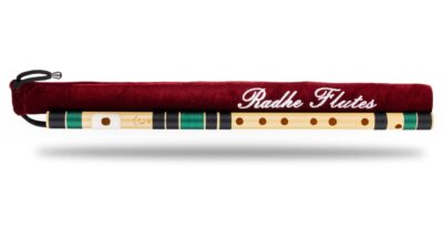 PVC Fiber Flutes Bansuri Right Handed C Natural Tuned With Tanpura A=440Hz