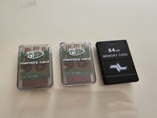Mad Catz PlayStation Memory Card Lot Of 3 - Tested