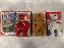 ty international bears II Osito, Germania and Libearty teanie beanie babies