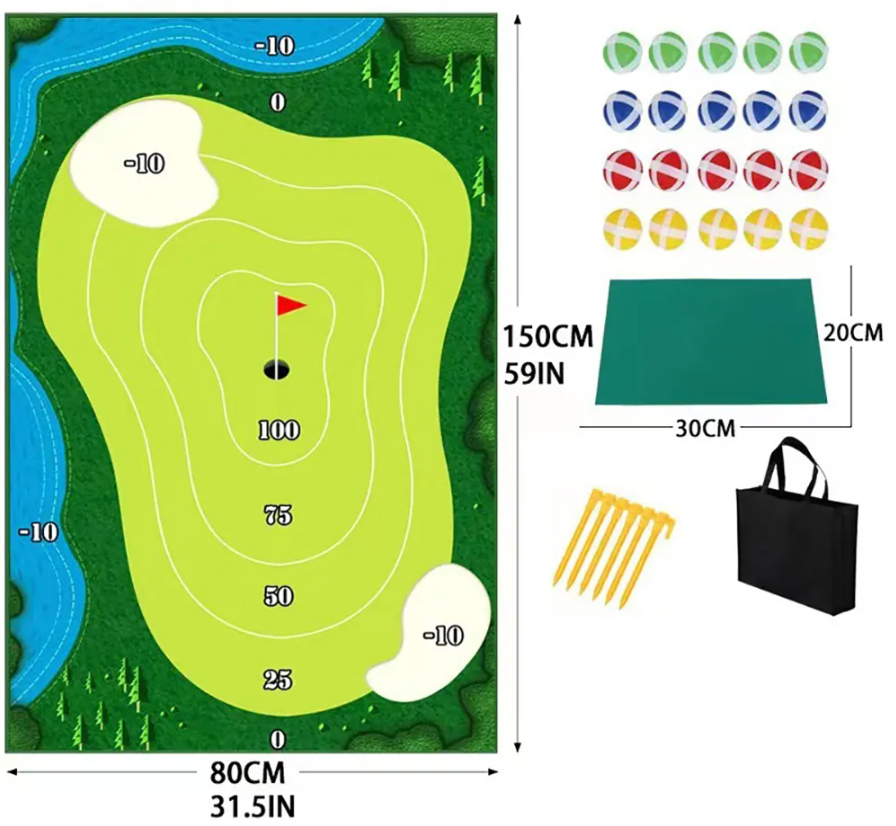 Chip N Stick Golf Game Indoor Golf Training Game Set 815898024829 EBay