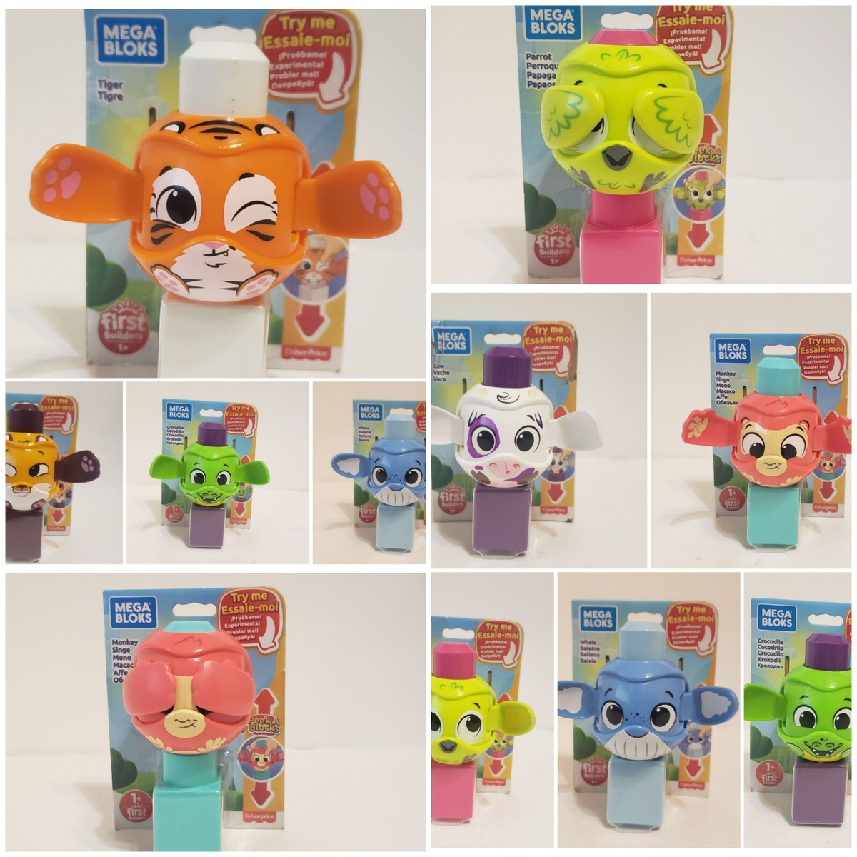 Fisher Price Mega Bloks Peek-A-Blocks YOU PICK | eBay