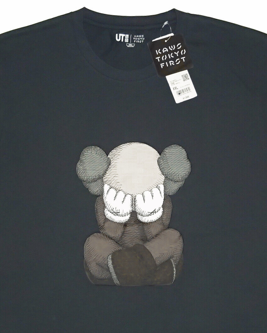 KAWS x Uniqlo Tokyo First Tee Dark Grey