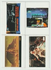 2017 Topps STAR WARS Widevision Abrams ComicArts Bonus Cards (book not included)