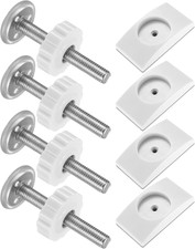 4 Pz Protezione Da Parete per Bambini Cancello + 4 Pz Cancelli a Pressione per B