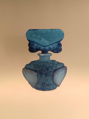 Bohemian Czech Art Deco Lapis Lazuli Bohemian Czech Art Nouveau Opaque Blue