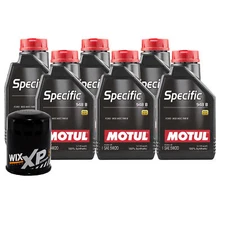 6L Motul SPECIFIC 948B 5W20 Wix XP Filter Motor Oil Change Kit API SN