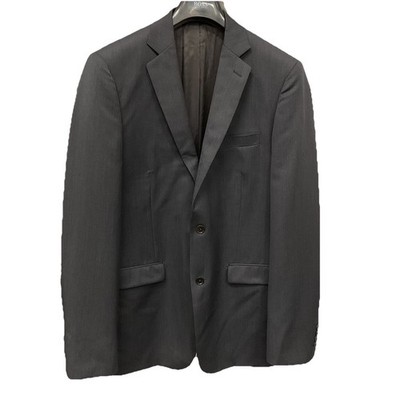 DKNY Macys Men s Store Silver Gray Two Buttons Blazer Size 42L