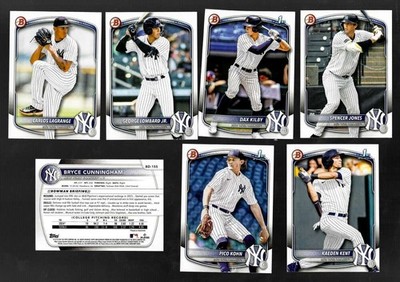 2025 Bowman Draft - NEW YORK YANKEES Team Set