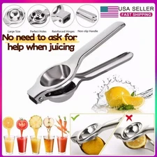 Stainless Steel Kitchen & Bar Lemon Orange Lime Squeezer Juicer Hand Press Tool