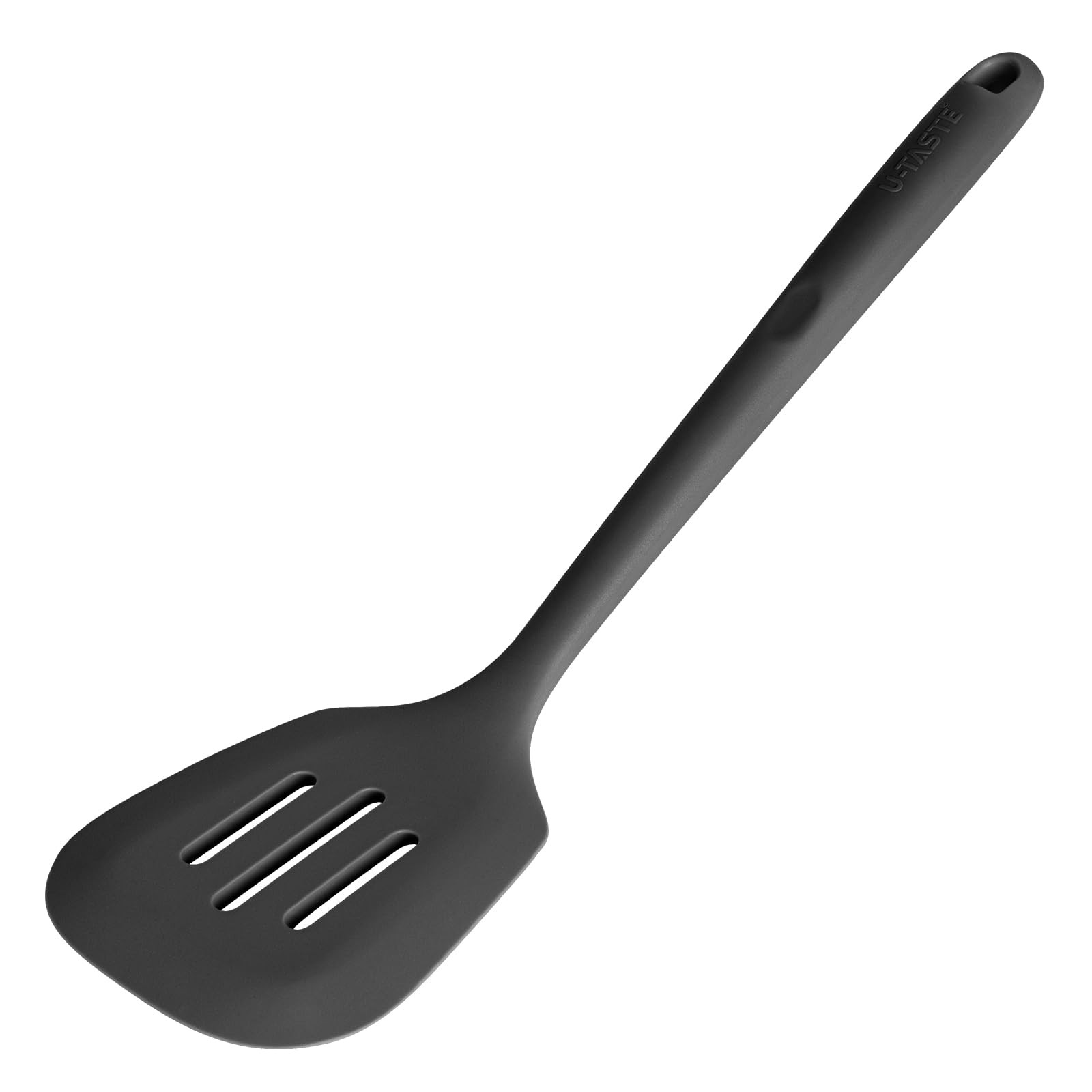 Spatule de cuisine résistante à la chaleur et flexible à fentes pour poisson