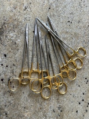  Hu-Friedy NH5038 Crile Wood Perma Sharp Needle Holder 6'' Lot 7 (Authentic)