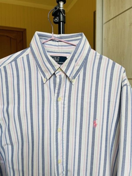Women Polo Ralph Lauren Shirt White Cotton M #CHY1
