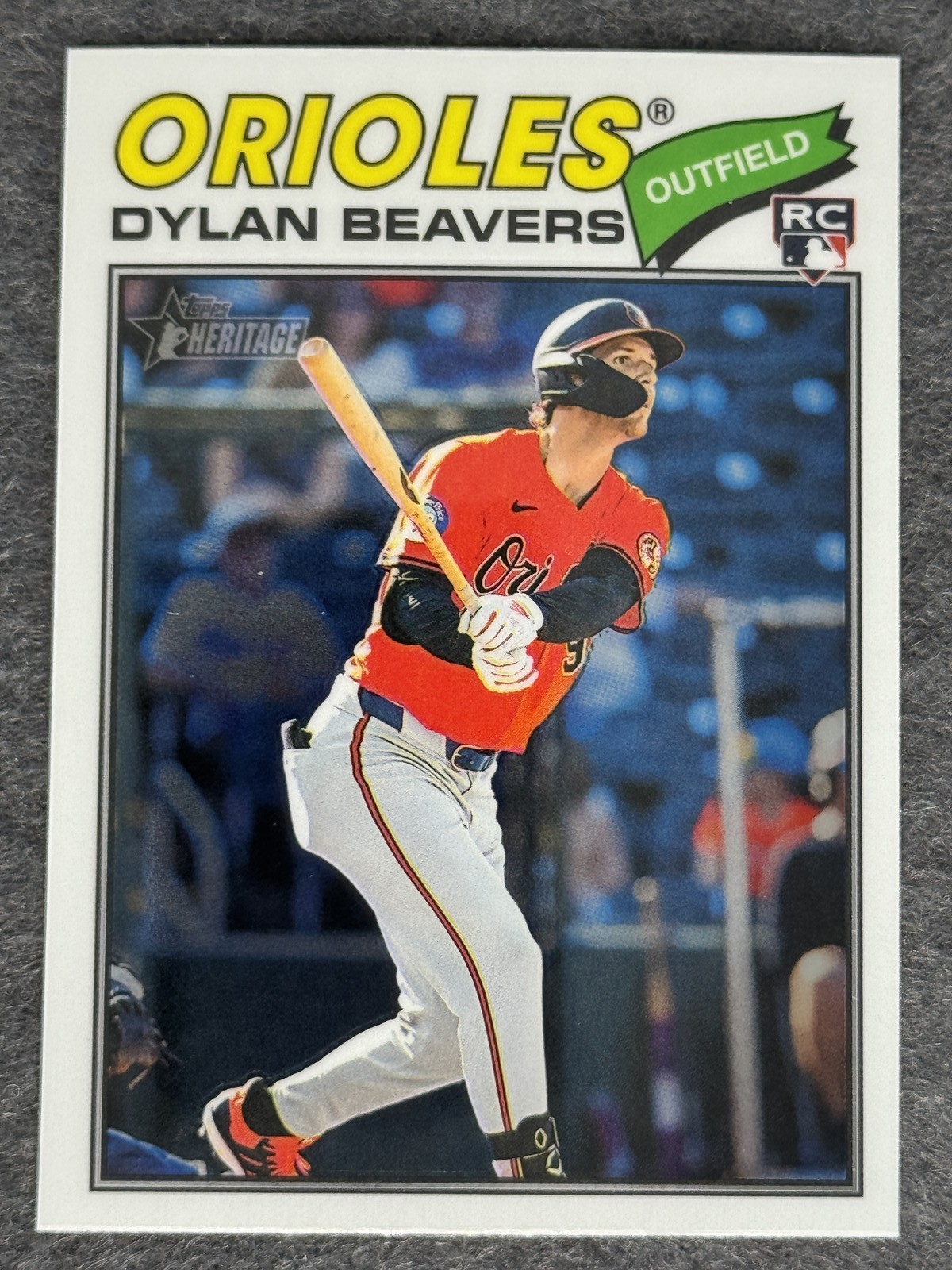 Dylan Beavers RC CHROME 2026 Topps Heritage #48