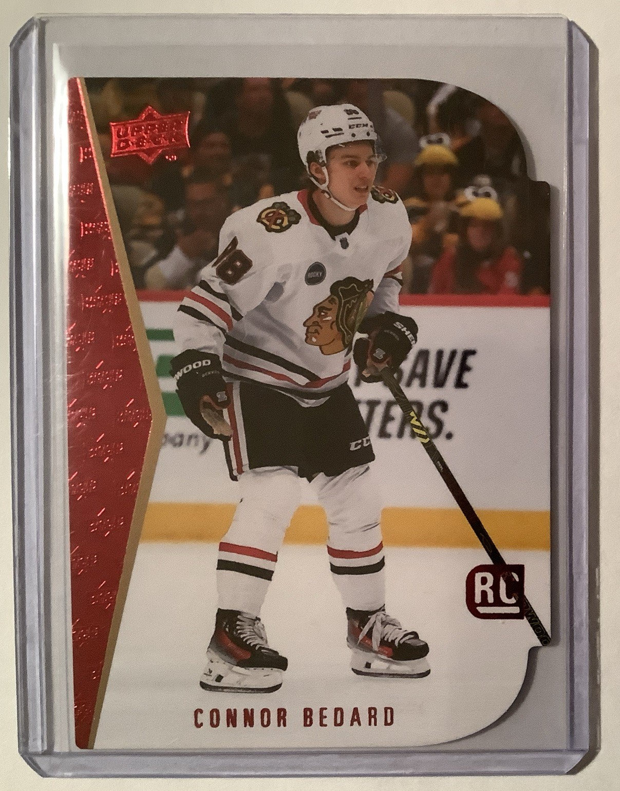 2023-24 Upper Deck Connor Bedard Red Die Cuts #RDT-19