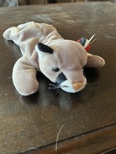 TY Beanie Baby Babies CANYON The Cougar P.E. Pellets 1998 With Hang Tag